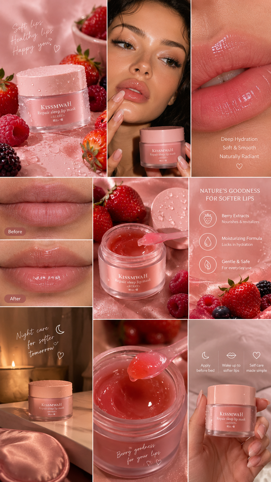 Moisturizing and Hydrating Lip Mask